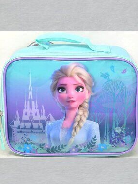 Frozen Elsa Lunch Bag Measures 9.5" x 8" x 3"